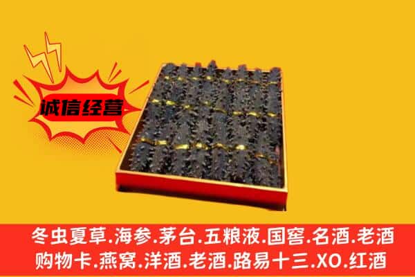 杂多县回收海参